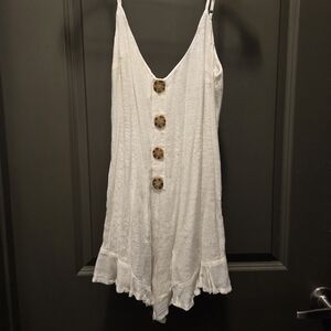 Princess Polly White Romper Size 4